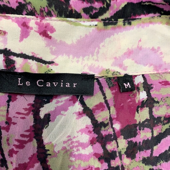 Le Caviar ๐ ๐ค ๐ค Ruffled Button Down Blouse - Picture 14 of 15